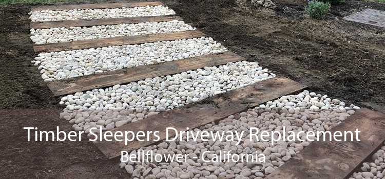 Timber Sleepers Driveway Replacement Bellflower - California